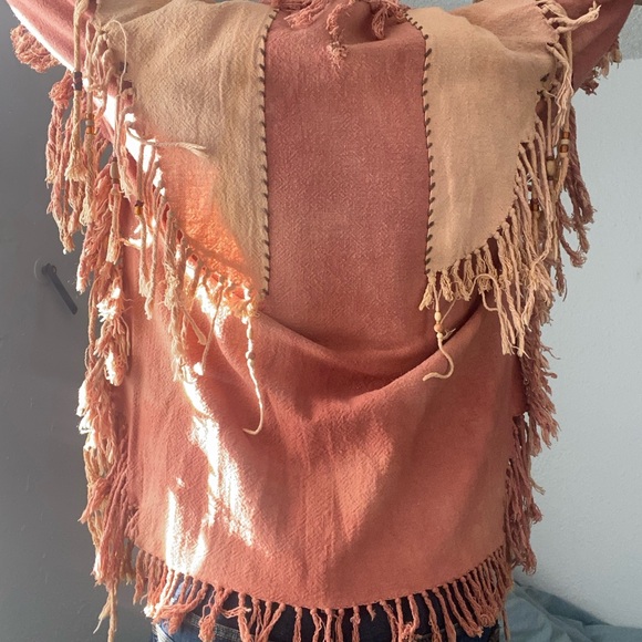 Gorgeous vintage beaded hippie shirt (cotton) - Picture 3 of 7